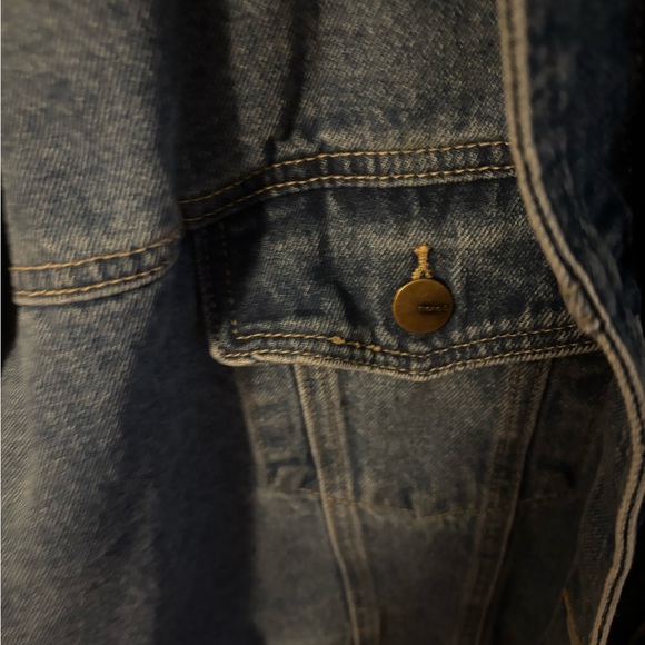 Mono B Denim Jacket Large Crop top Style Type Blue outdoor night out - Picture 13 of 13